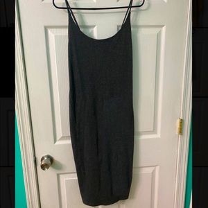 DARK GRAY BODYCON DRESS